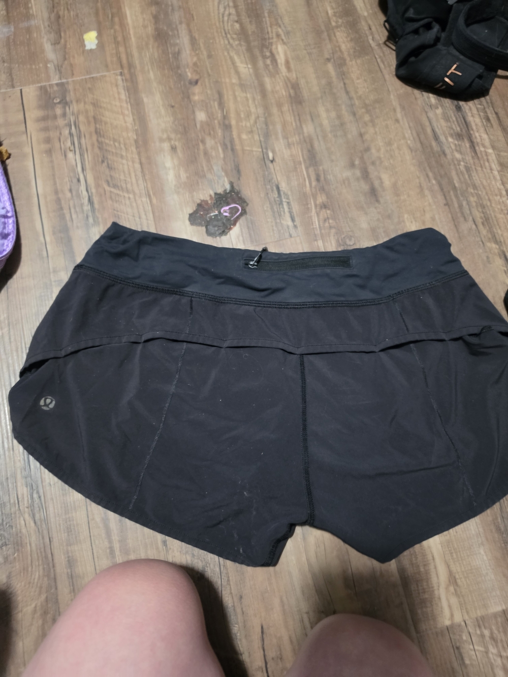 lululemon athletica Black Athletic Skort with Built-in Shorts